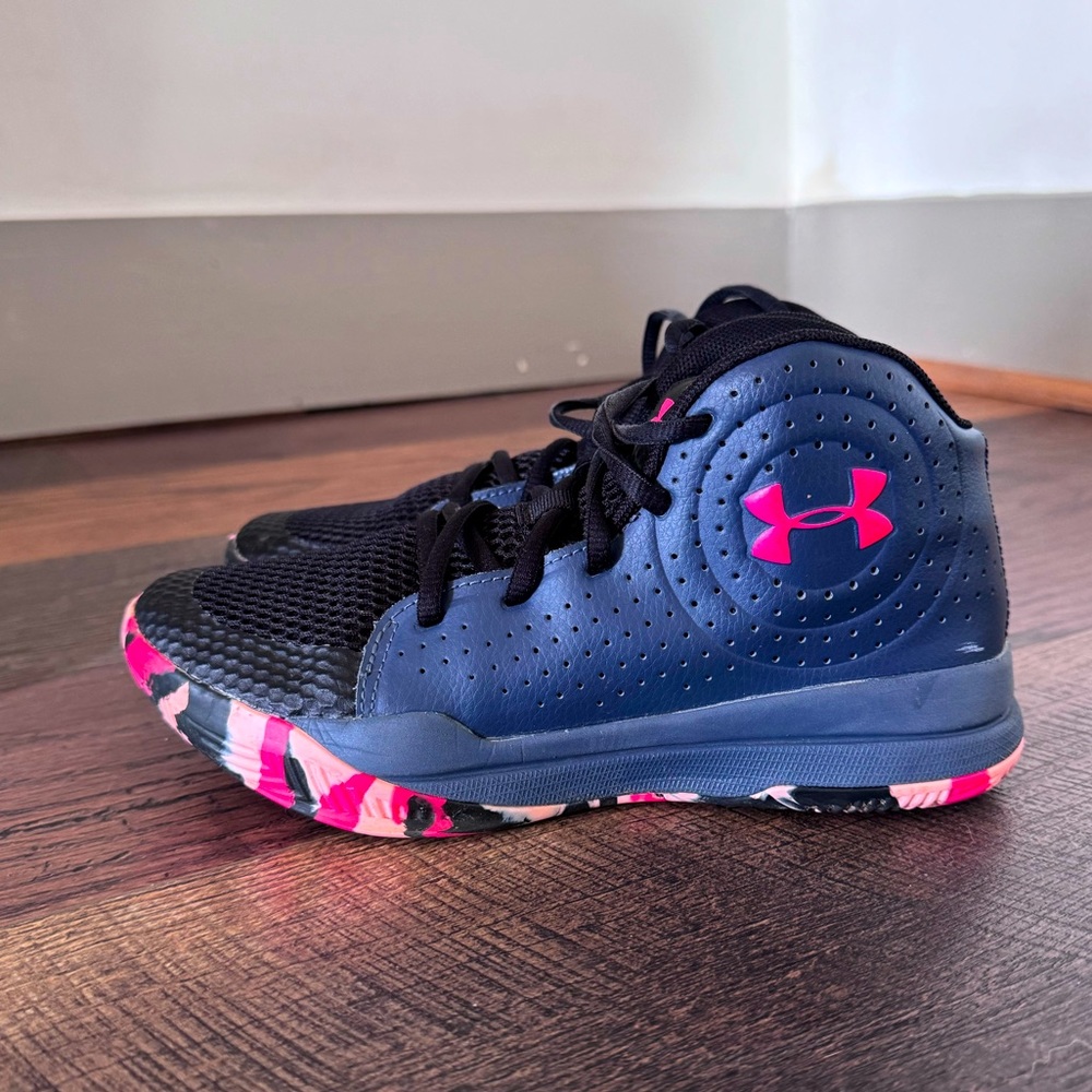 Youth UA basketball sneakers